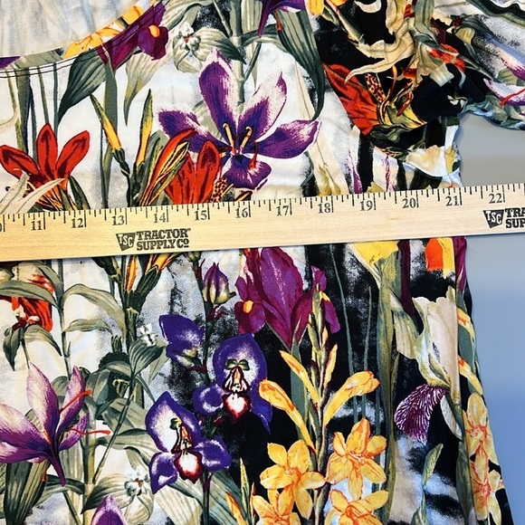 NWT Philosophy Floral Swing Blouse XL - Picture 7 of 7
